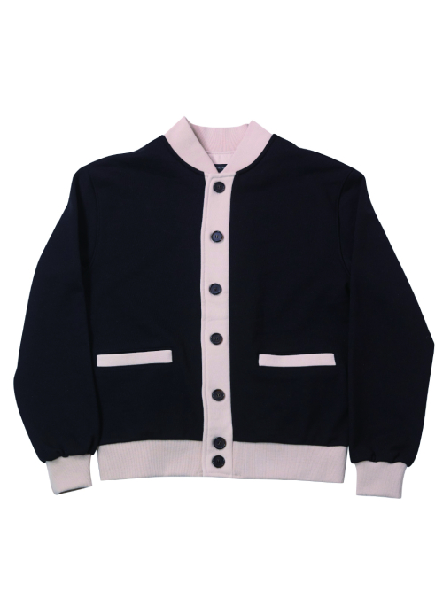 Vintage Cotton Varsity — Black