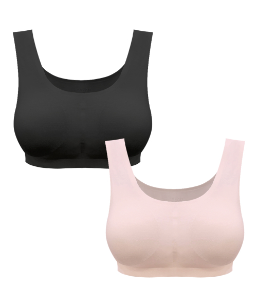 Бесшовный топ-бра из модала [2PACK]