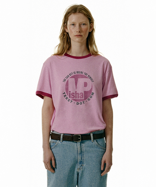 [테켓] Forget Ringer Tee Pink TK2515TSST09PNK 