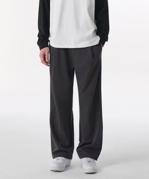 Широкие спортивные брюки Cooltandard One Tuck [Gunmetal]