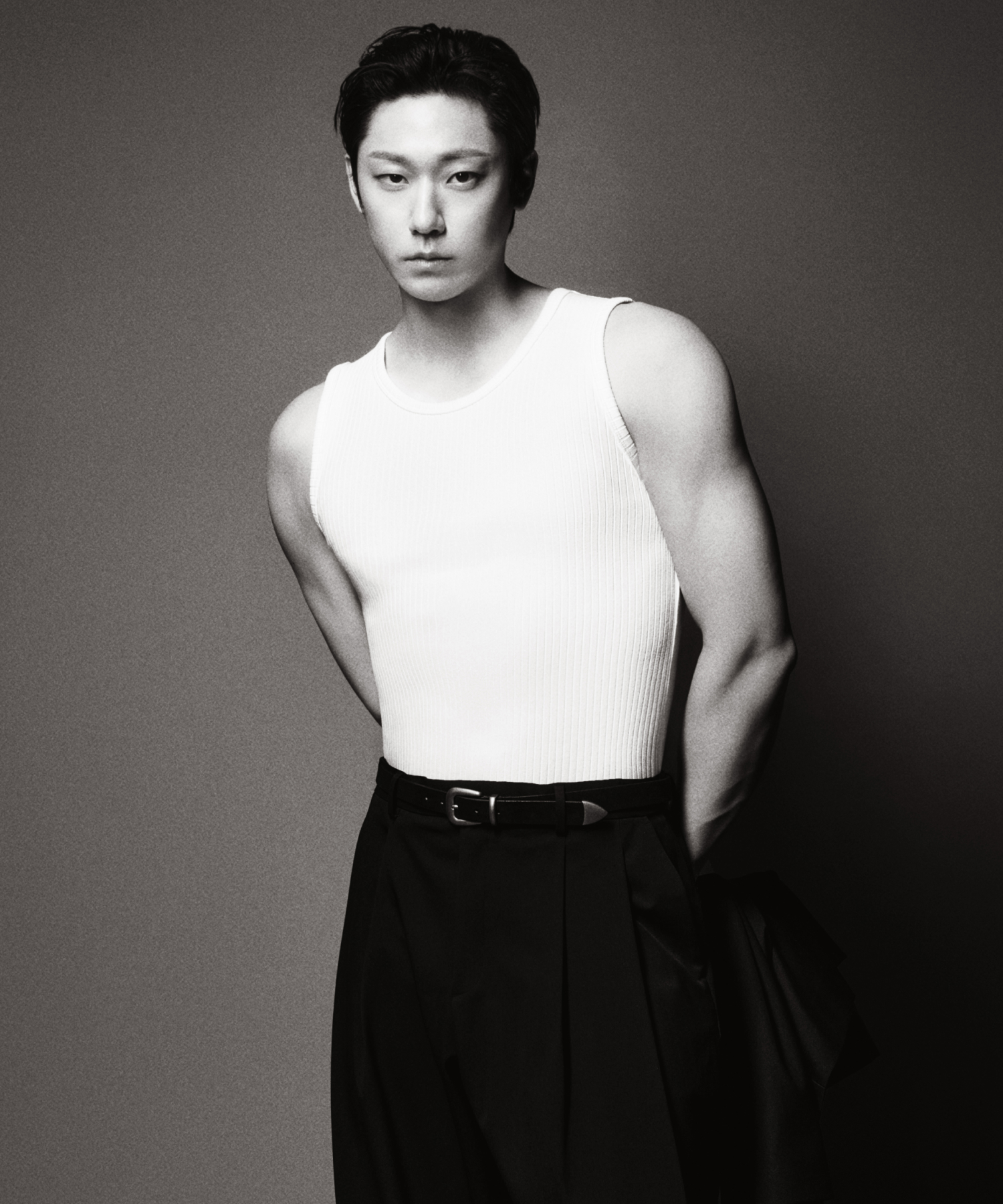 WIDE RIBBED TANK TOP [WHITE]