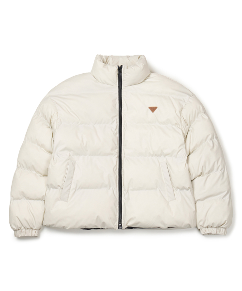 Patch Leather Padded-White