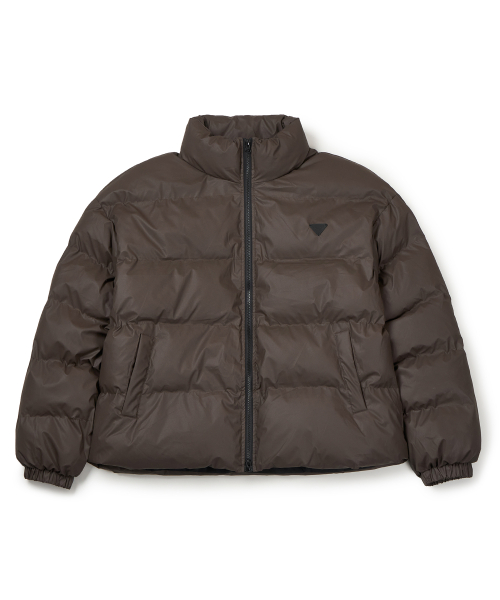 Patch Leather Padded-Brown