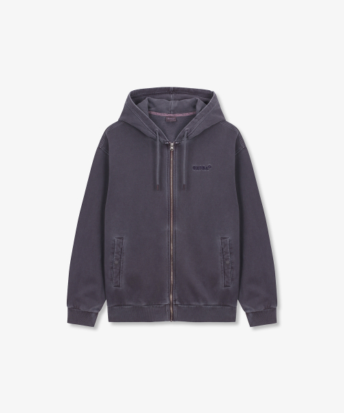 Костюм с худи на молнии Garment Dyeing (Purple)