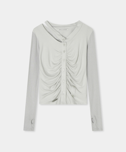 Cut-out Rib Cardigan (garyshi)