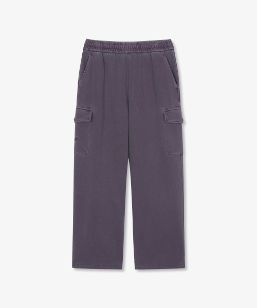Широкие карго-брюки Garment Dyeing (PURPLE)