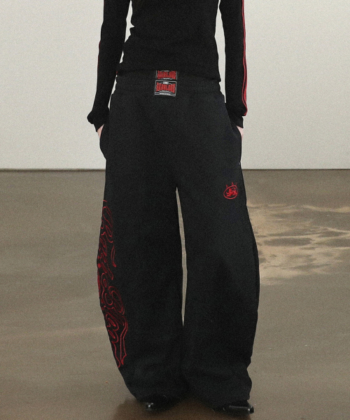BADBLOOD☆Mystic Capsule 2 Way Curved Jogger パンツ 男女兼用 BADBLOOD】Mystic Capsule 2Way Curved Jogger Trousers