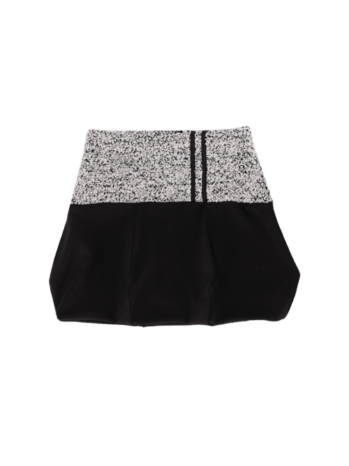 쎄쎄쎄 BOUCLE DIAMOND BALLOON SKIRT (WHITE)