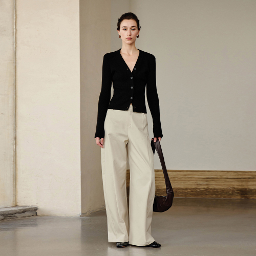 YY_Casual straight wide pants_2 color