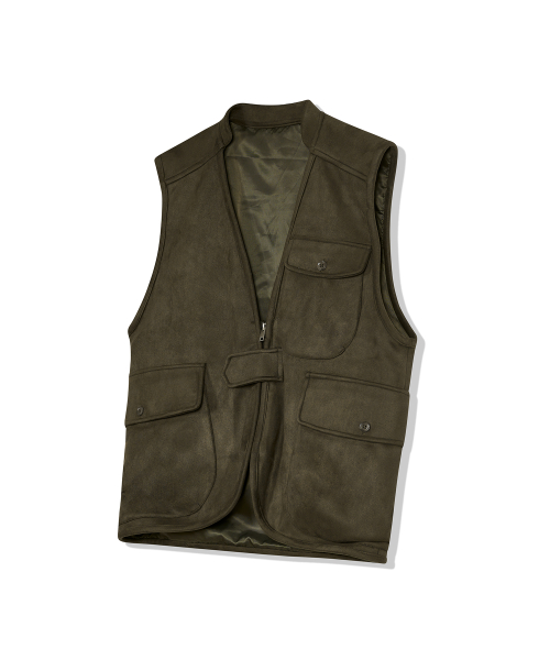 Musinsa Standarderror 87 Stan146 Heavy Pocket Point Suede Vest Khaki Musinsa Standarderror 87 Stan146 Heavy Pocket Point Suede Vest Khaki