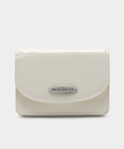 ★matincox★ Auris Card Wallet Cream 마틴콕스(MATINCOX) Auris Card Wallet - Cream - 사이즈 & 후기
