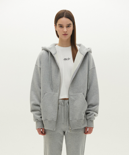 2Way hooded zip-up