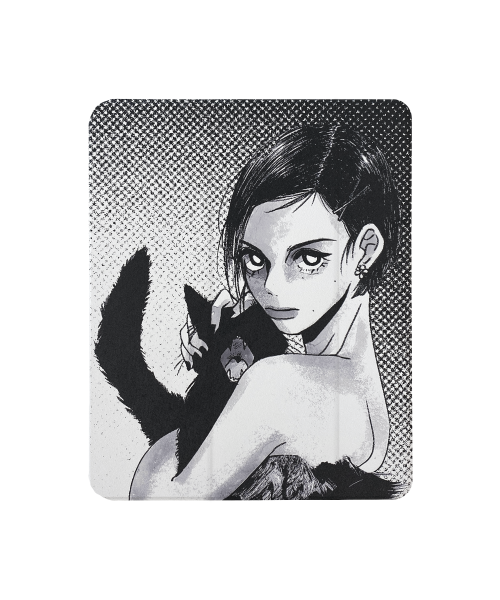 スマホケース・テックアクセサリーその他 GODASHIN Cats Girl ipad Case P00000IN 고다신(GODASHIN) Girl And Cat iPad Case - 후기 | 무신사