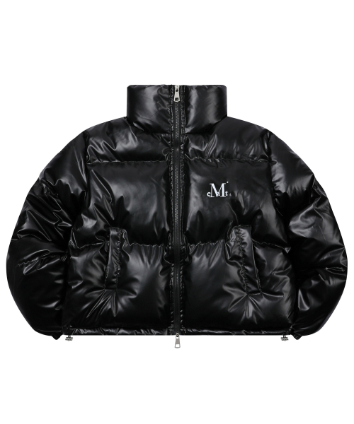 Глянцевый кроп-пуховик Fave с высоким горлом (3 colors)