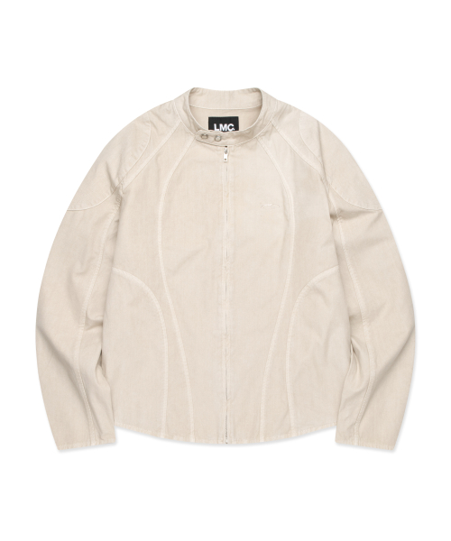 PIGMENT DYED OVAL GLOBE BIKER куртка beige