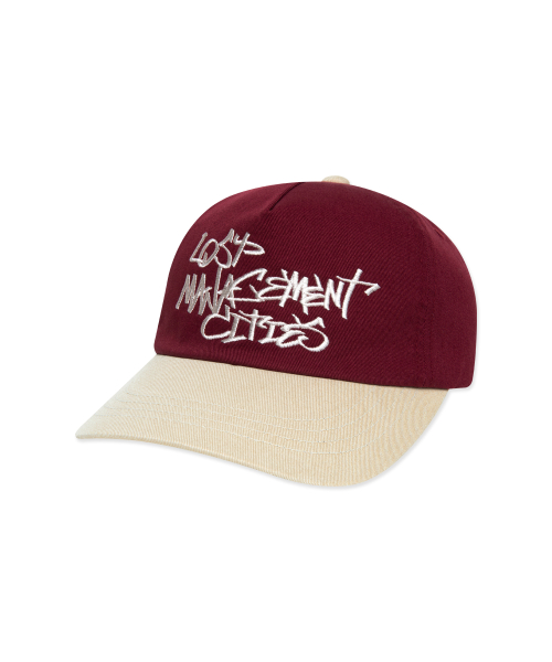 ★ LMC★ COLOR BLOCK TAGGING 5PANEL CAP burgundy 0LM45SCP10 엘엠씨(LMC) COLOR BLOCK TAGGING 5PANEL CAP burgundy - 사이즈