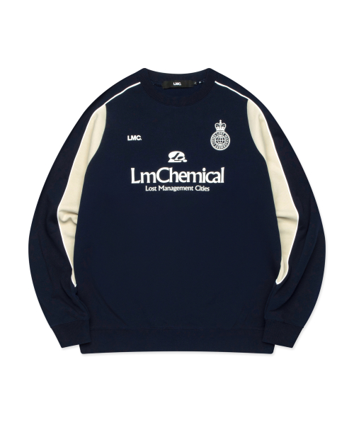 CHEMICAL SOCCER SWEATSHIRT navy