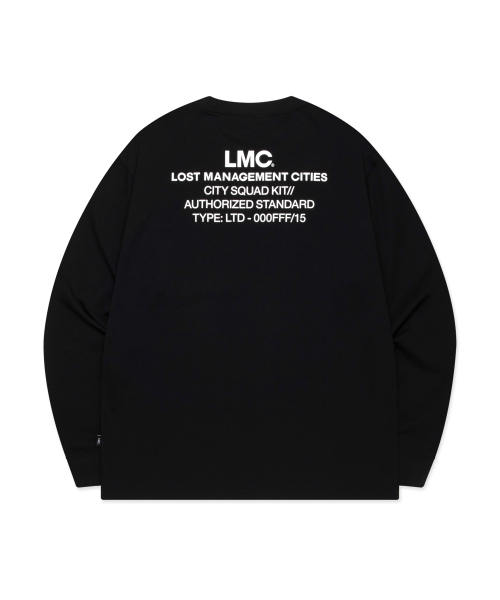 엘엠씨(LMC) AUTHORIZED STANDARD LONG SLV TEE black - 사이즈
