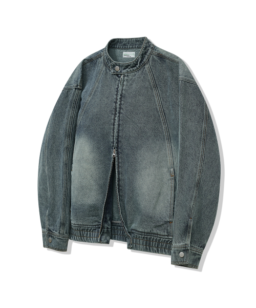Джинсовка 87-STAN116 Vintage Washed Double Line Vintage Blue