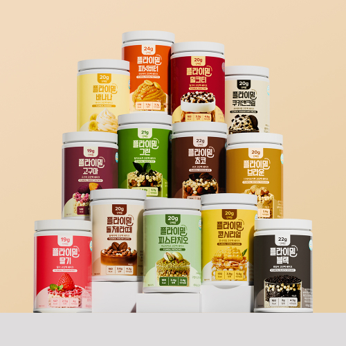 플라이밀() 단백질 쉐이크 대용량 13가지 맛 프로틴 (630g,14일분) 상품 이미지