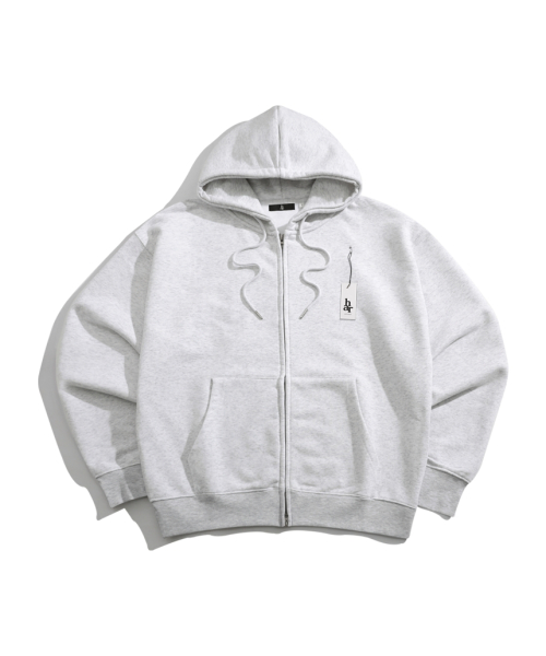 Худи на молнии 2WAY HA-1039 HAR1023 Light Gray Melange