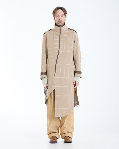 jjuns Runway Пальто (beige-checkered)