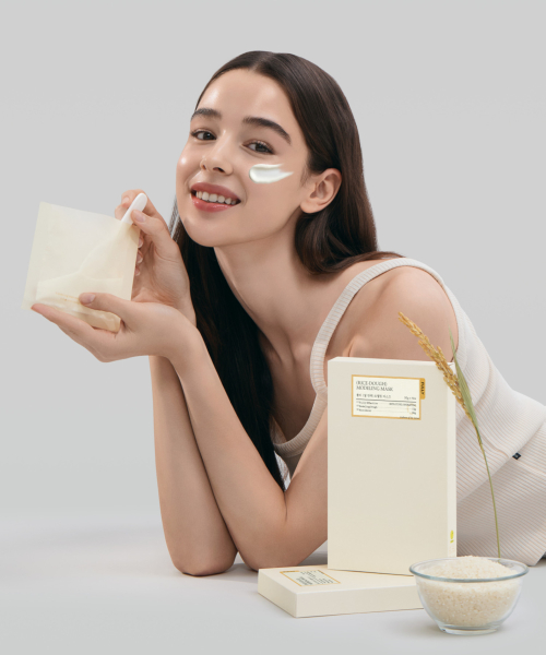 풀리() 쌀 반죽 모델링 마스크팩 1세트 (50g 4매) 상품 이미지