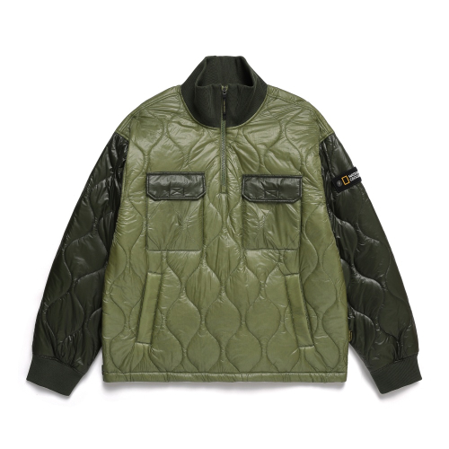 NRN лёгкий стёганый анорак — Khaki / N244MPD061