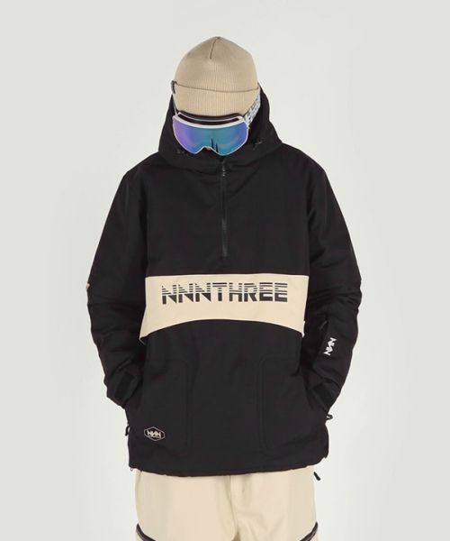 Анорак 2324 NNN - Bliss23 - JACKET - Black+Ivory (унисекс сноуборд)