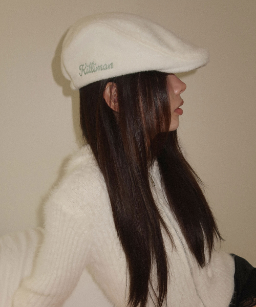 킬리만 Wool Hunting Cap- Milk Ivory