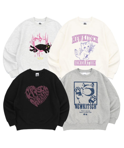 [2PACK] Популярные свитшоты с принтом (15 COLOR)