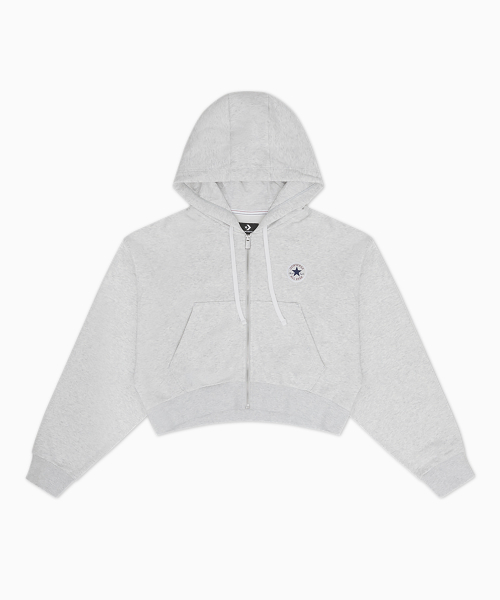 컨버스() 레트로 풀-집 후드티 라이트 레트로 그레이 헤더 10026150-A13 상품 이미지