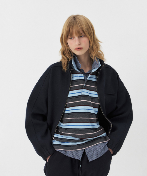 MUSINSA | GROVE 25PS CARELL STRIPE LS PIQUE SHIRT (4COLOR)