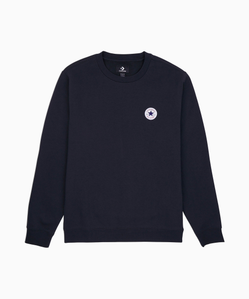 컨버스() 고-투 스탠다드핏 척테일러 패치 크루넥 컨버스 블랙 10027001-A01 상품 이미지