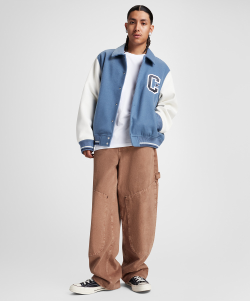 컨버스() 레트로 C 바시티 재킷 레이크사이드 블루 10028007-A02 상품 이미지
