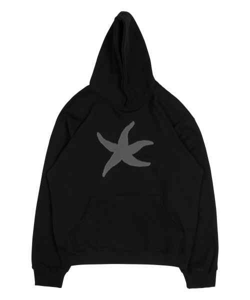 더콜디스트모먼트() TCM vintage starfish hoodie (black) 상품 이미지
