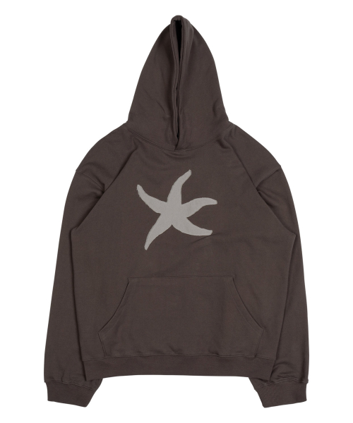 더콜디스트모먼트() TCM vintage starfish hoodie (brown) 상품 이미지