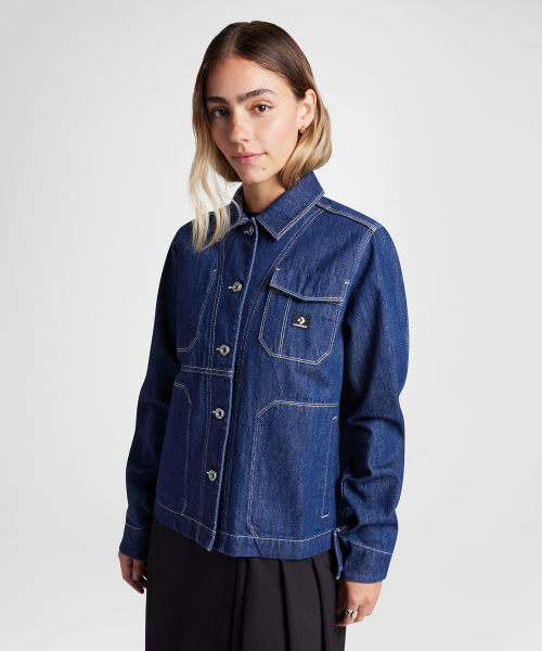 컨버스() 데님 워크 코트 리지드 레진 10027976-A02 상품 이미지