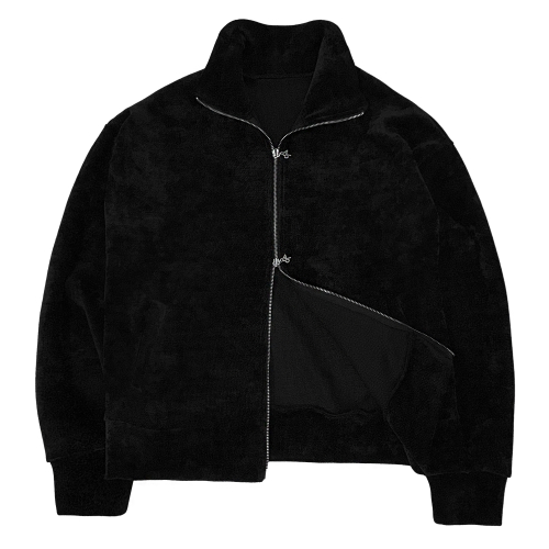 [Unisex] 2Way Velour Jersey Jacket