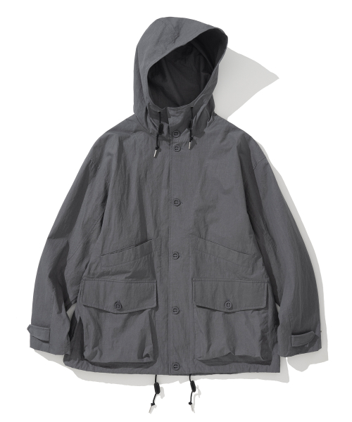 snow hood parka charcoal