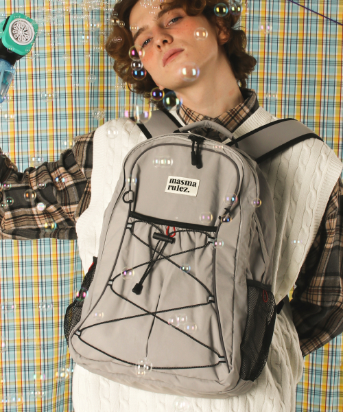 ★masmarulez★ Urban sprint layered backpack_Gray 마스마룰즈(MASMARULEZ) Urban sprint layered backpack_Gray
