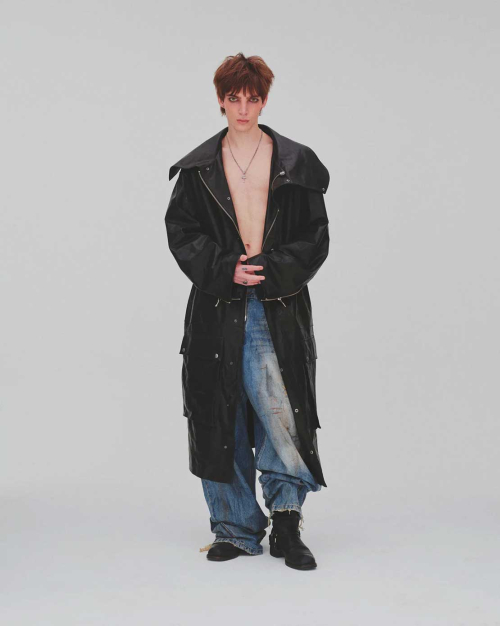 Defiant Long Leather Jacket
