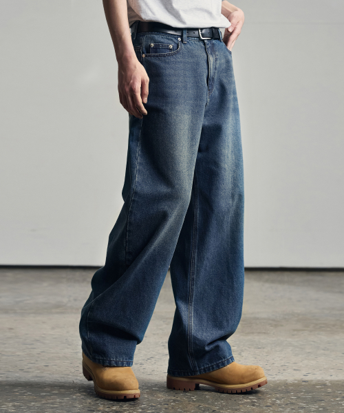 LIBERTY WIDE DENIM PANTS [5COLORS]