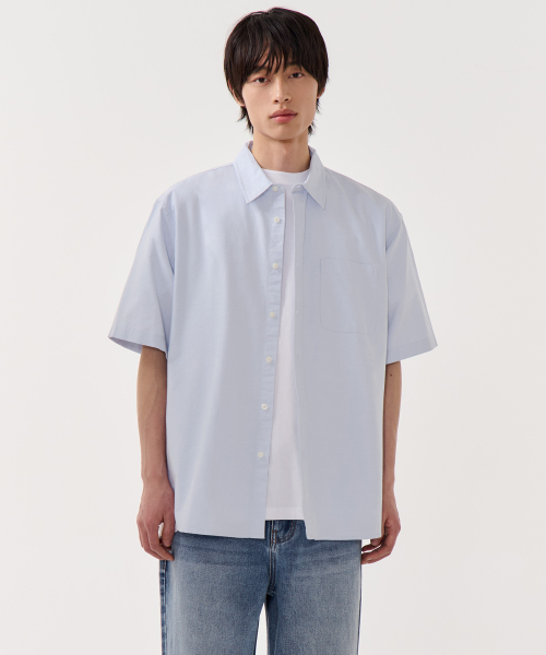 MUSINSA公式 | MUSINSA STANDARD リラックスドオックスフォード半袖