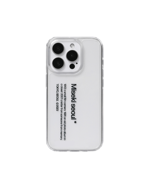 ◆MISEKI SEOUL◆ Misekiseoul graphic case 01 BUMPER BLACK MS MUSINSA | MISEKI SEOUL Misekiseoul graphic case 01 BUMPER BLACK