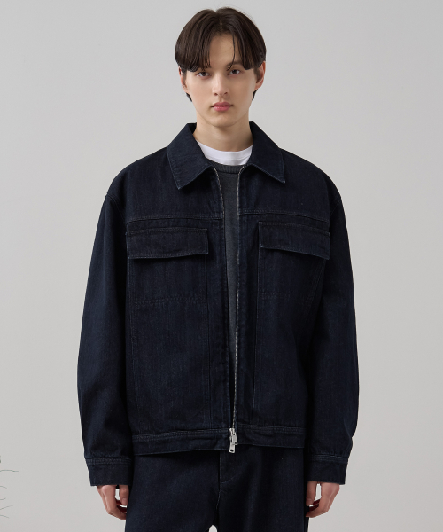denim куртка [DEEP INDIGO]