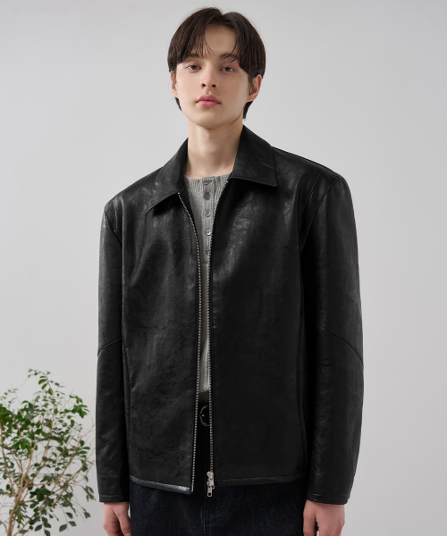 leather куртка [BLACK]