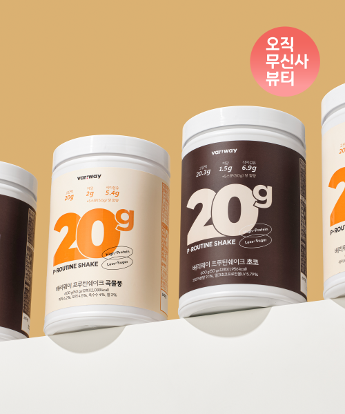 배리웨이() 프-루틴 쉐이크 대용량(600g)*3ea 상품 이미지