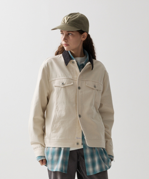 BASIS TRUCKER JACKET ECRU