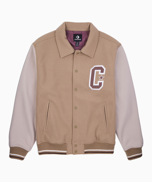 컨버스() 레트로 C 바시티 재킷 머쉬룸 포리지 10028007-A01 상품 이미지